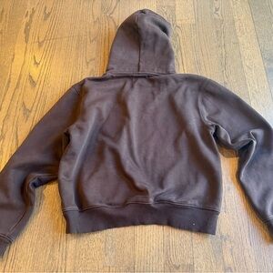 Zara Originals Chocolate Brown Mens Hoodie